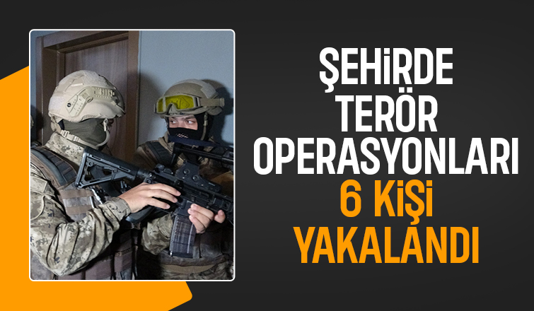 Sakarya'da terör operasyonlarında 6 kişi yakalandı