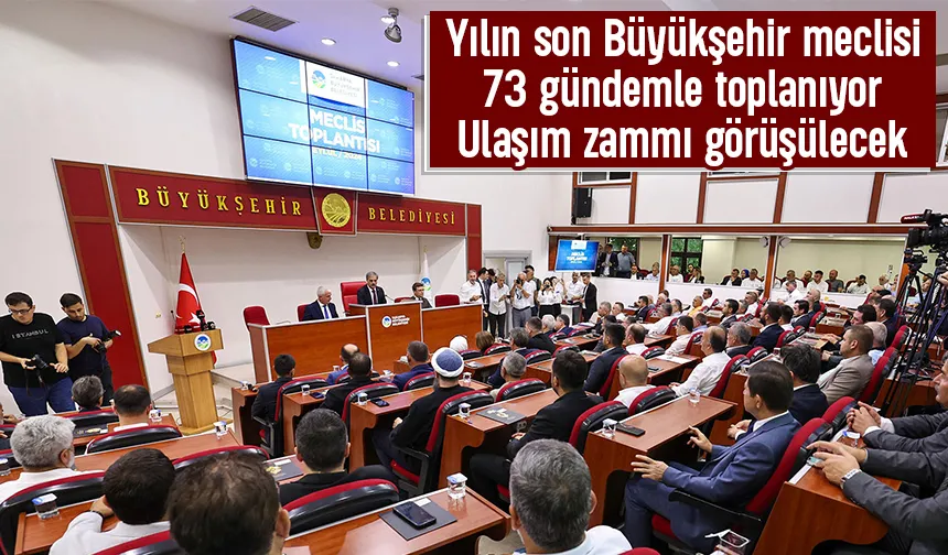 Sakarya'da toplu ulaşıma yapılacak zam mecliste görüşülecek