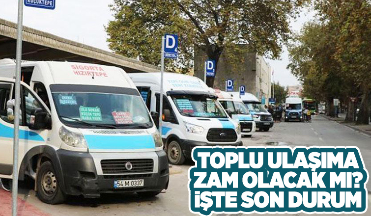 Sakarya'da toplu ulaşıma zam olacak mı?