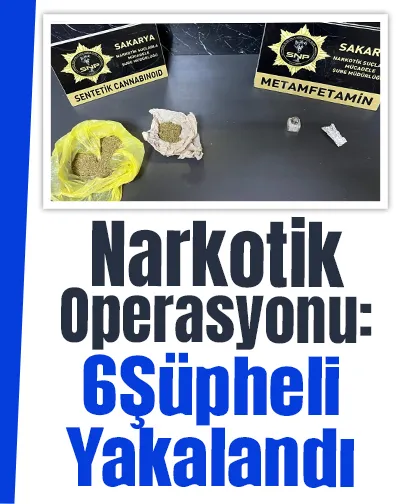 Sakarya'da torbacı operasyonu