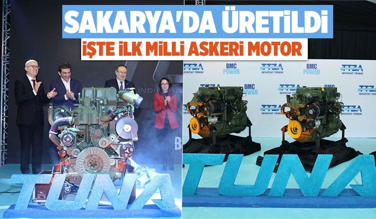 Sakarya'da üretilen ilk Milli askeri motorun sevkiyatı yapıldı