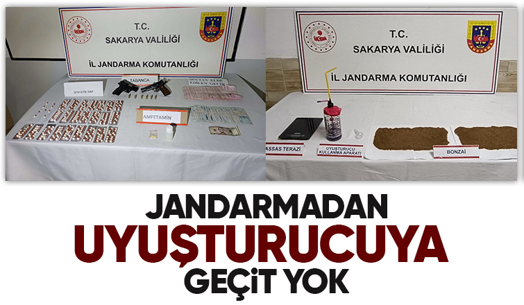 Sakarya'da uyuşturucu operasyonları