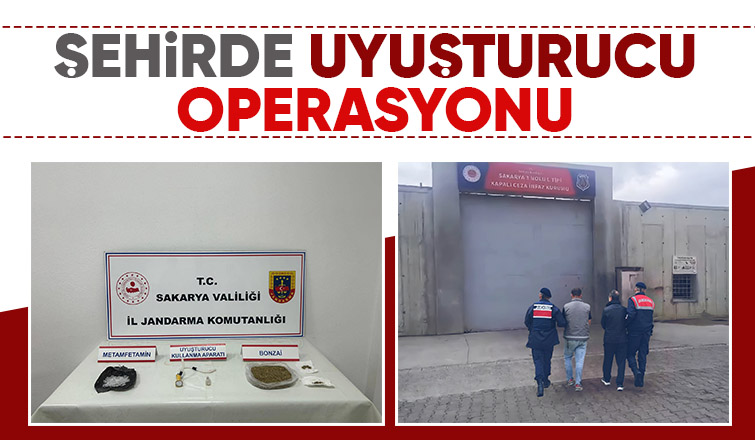 Sakarya da uyuşturucu operasyonu: 3 tutuklama