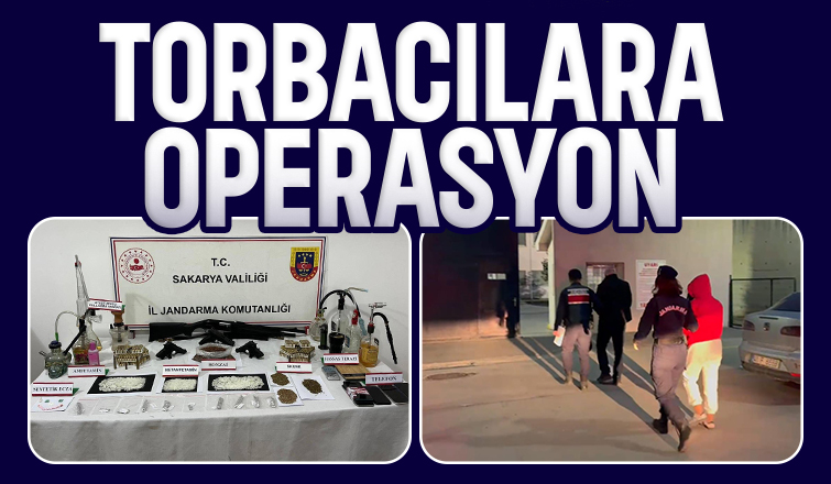 Sakarya'da uyuşturucu operasyonu