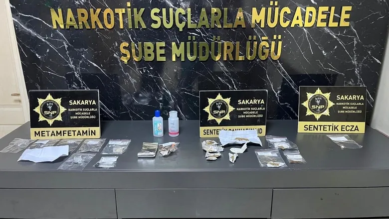 Sakarya'da uyuşturucu operasyonu