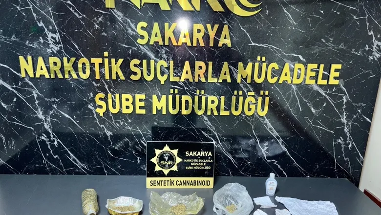 Sakarya'da uyuşturucu operasyonu