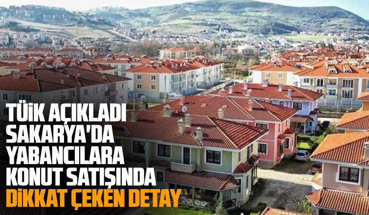 Sakarya'da yabancılara konut satışında dikkat çeken detay