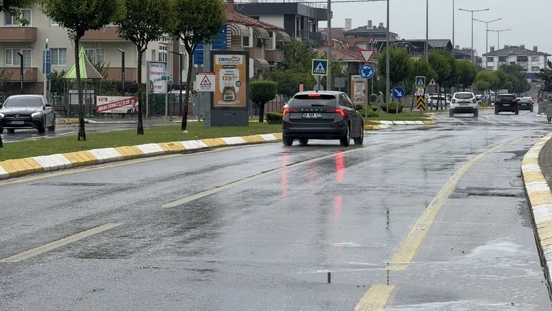 Sakarya'da yağmur yağdı, doğa nefes aldı