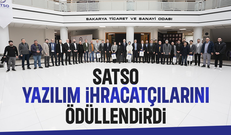 Sakarya'da yazılım ihracatçıları ödüllendirildi