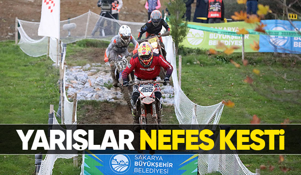 Sakarya dağ motosikleti yarışlarına ev sahipliği yaptı