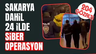 Sakarya dahil 24 şehirde operasyon