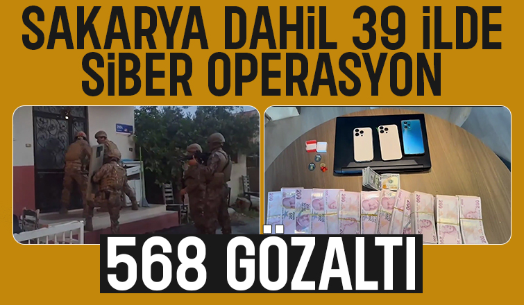 Sakarya dahil 39 ilde operasyon