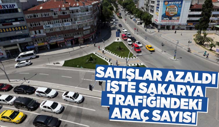 Sakarya'daki araç sayısı açıklandı