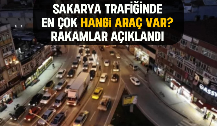 Sakarya'daki araç sayısı açıklandı