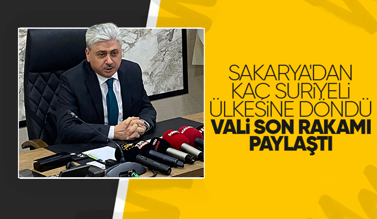 Sakarya'dan Suriye'ye dönenlerin sayısında son durum