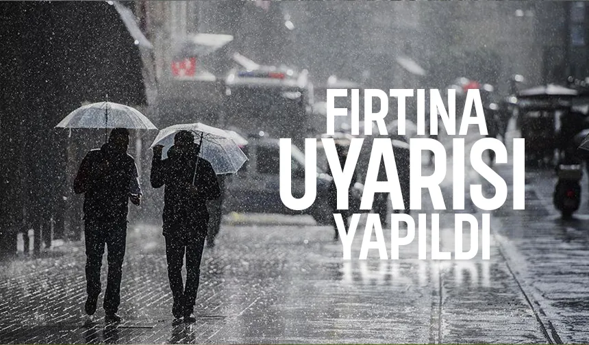 Sakarya için fırtına uyarısı