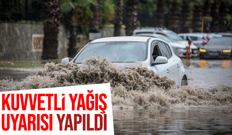 Sakarya için kuvvetli yağış uyarısı