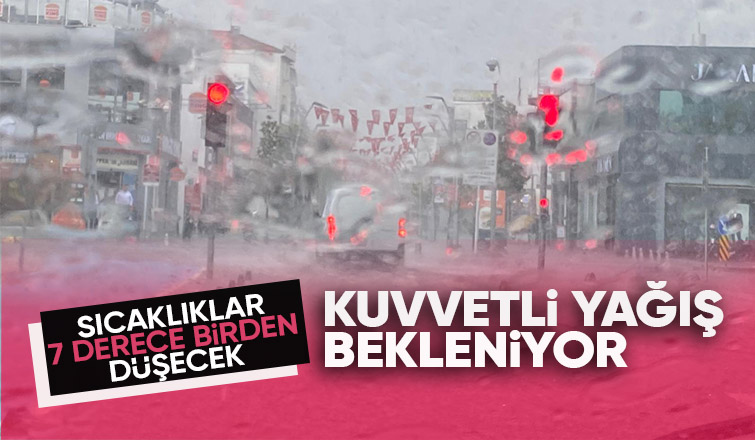 Sakarya için kuvvetli yağış uyarısı