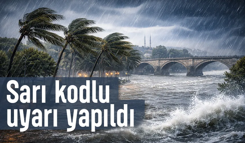 Sakarya için sarı kodlu yağış uyarısı