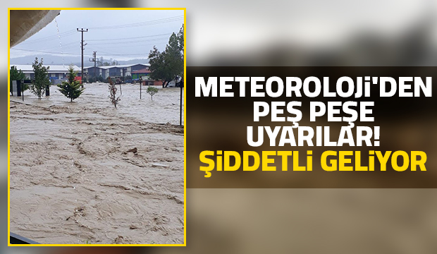 Sakarya için şiddetli yağış uyarısı