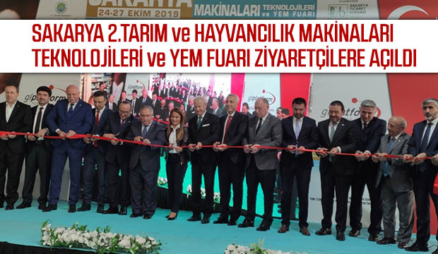 Sakarya ikinci tarım fuarı açıldı