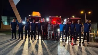 Sakarya İtfaiyesi, destek için Çanakkale'ye gitti