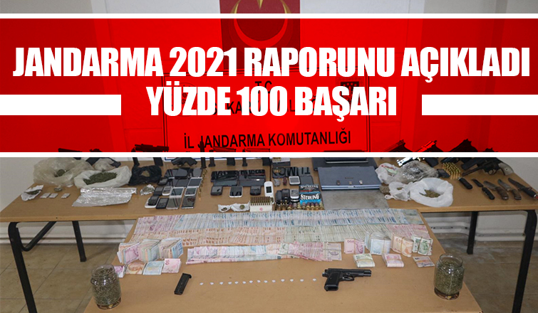 Sakarya jandarma 2021 raporunu açıkladı