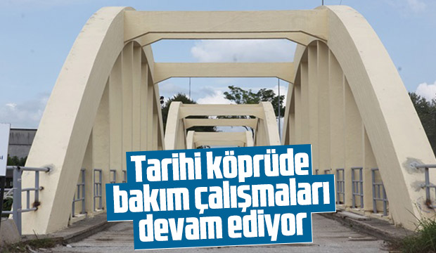 Sakarya Köprüsünde bakım çalışması devam ediyor