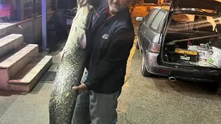 Sakarya Nehri'nde dev yayın yakaladı