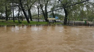 Sakarya Nehri taşma noktasına geldi; Alarm verildi