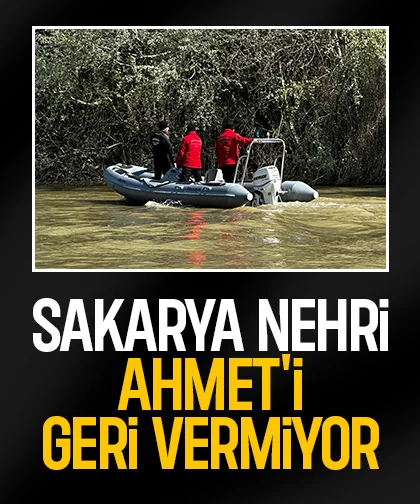 Sakarya Nehri'ne düşen çocuğu arama çalışmaları sürüyor