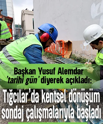 Sakarya'nın en büyük kentsel dönüşüm projesinde ilk sondaj yapıldı