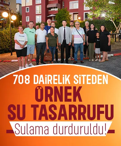 Sakarya'nın en büyük sitelerinden biri; Su tasarrufu için önemli karar aldı
