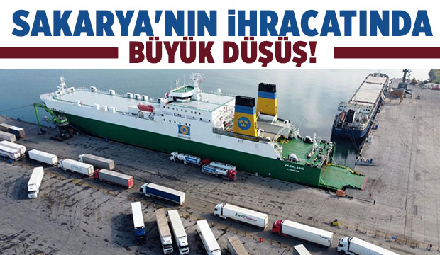 Sakarya'nın ihracatı Ekim'de düştü