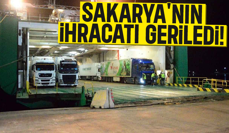 Sakarya'nın Ocak ayı ihracatı düştü