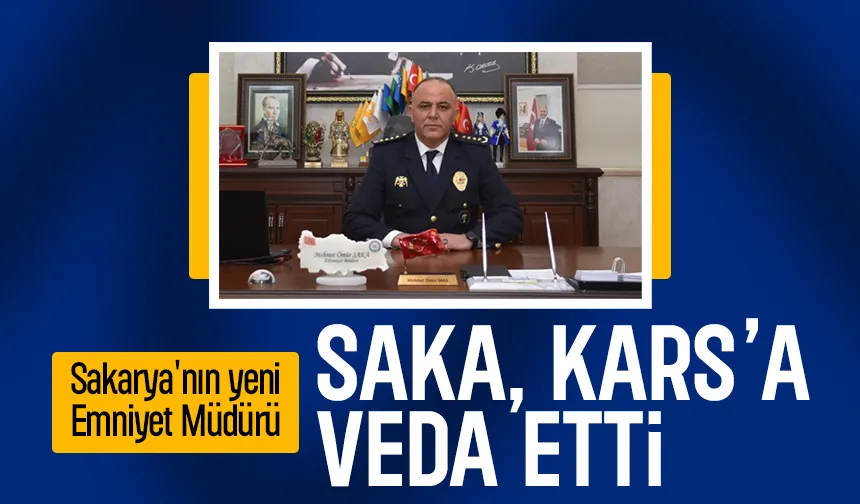 Sakarya'nın yeni Emniyet Müdürü Kars'a bu sözler ile veda etti