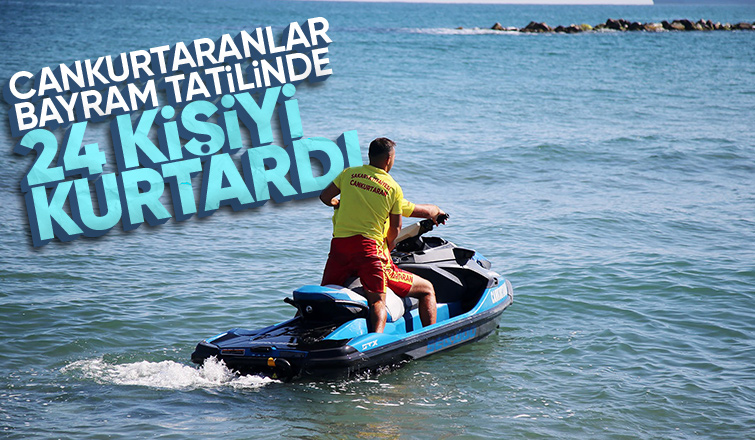 Sakarya sahillerinde 24 kişi boğulmaktan kurtarıldı