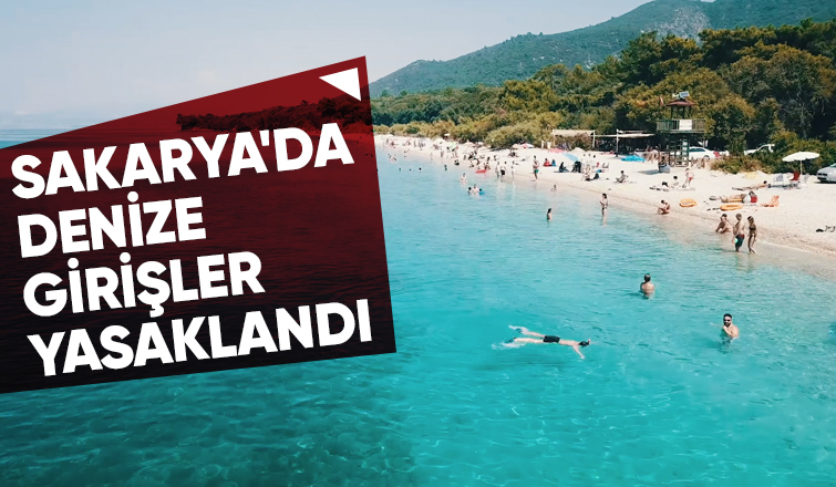 Sakarya sahillerinde denize girişler yasaklandı