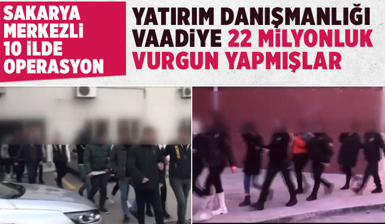 Sakarya Siber polisten 10 ilde operasyon