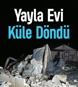 Sakarya Taraklı’da Yayla Evi Küle Döndü
