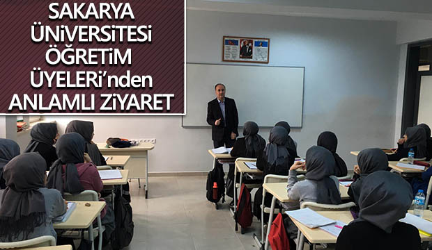 Sakarya Üniversitesi Öğretim Üyelerinden Anlamlı Ziyaret 