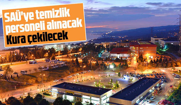Sakarya Üniversitesine temizlik personeli alınacak