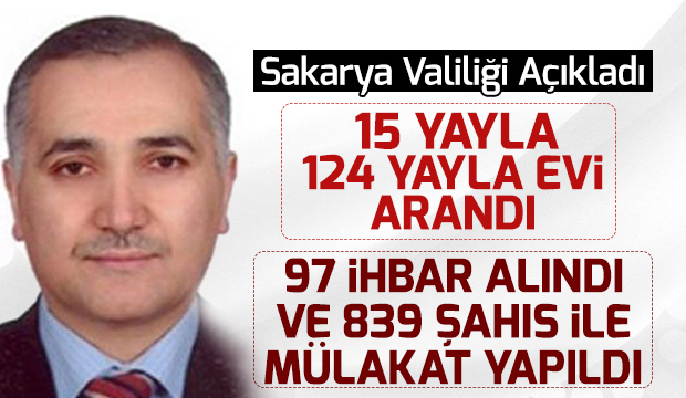 Sakarya Valiliğinden Açıklama