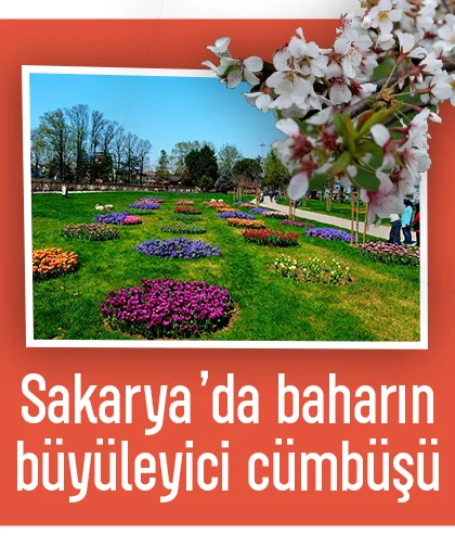 Sakarya’da baharın büyüleyici cümbüşü