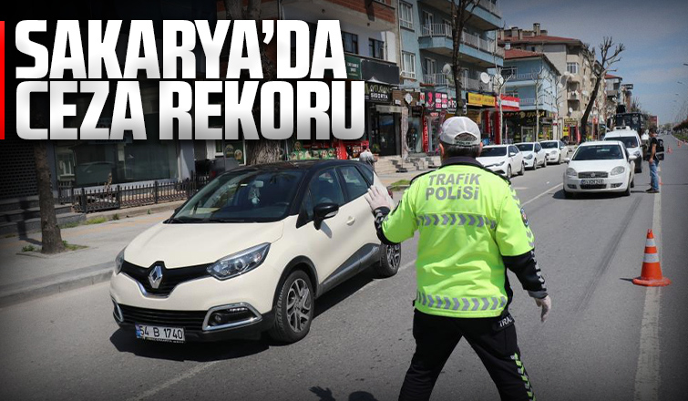 Sakaryada ceza rekoru