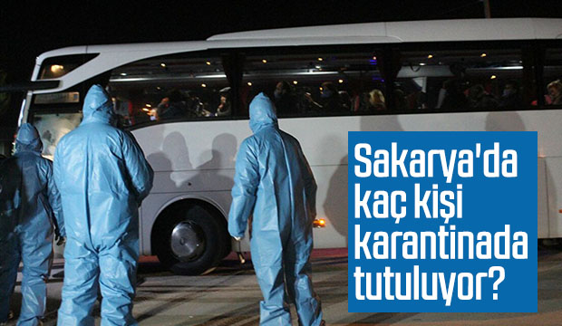 Sakaryada kaç kişi karantinada tutuluyor