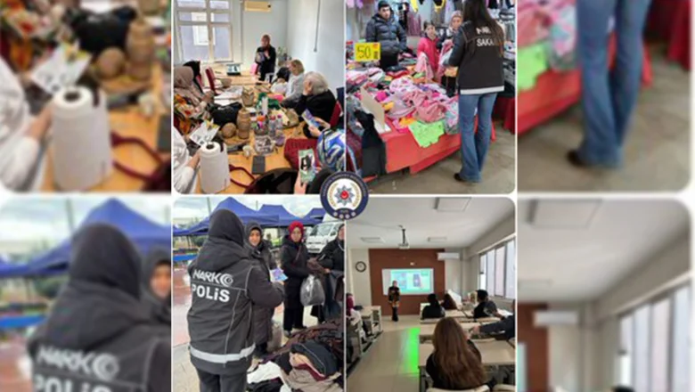 Sakarya’da Narkotik ekiplerinden bilgilendirme seferberliği