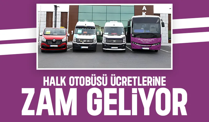 Sakarya’da toplu ulaşıma yeni zam gündemde