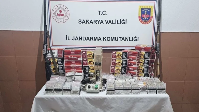 Sakarya’da tütün kaçakçılarına operasyon