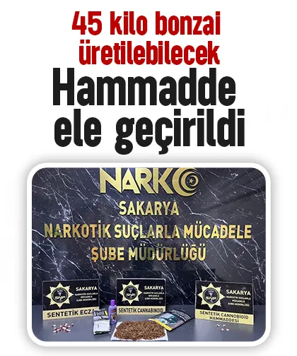 Sakarya’da uyuşturucu operasyonu: 3 kişi tutuklandı